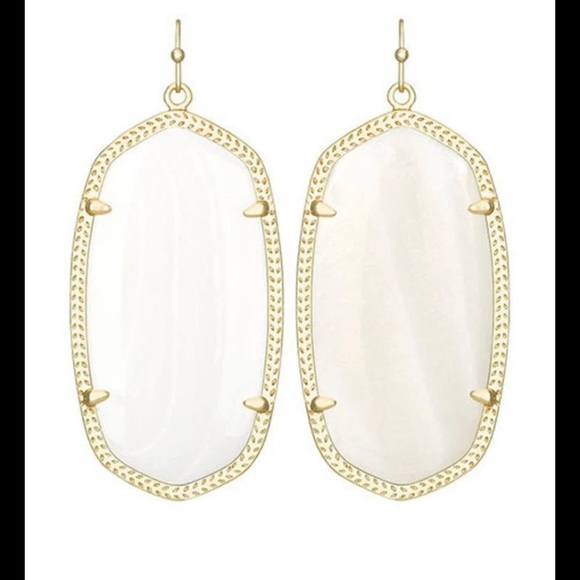 Kendra Scott earrings white